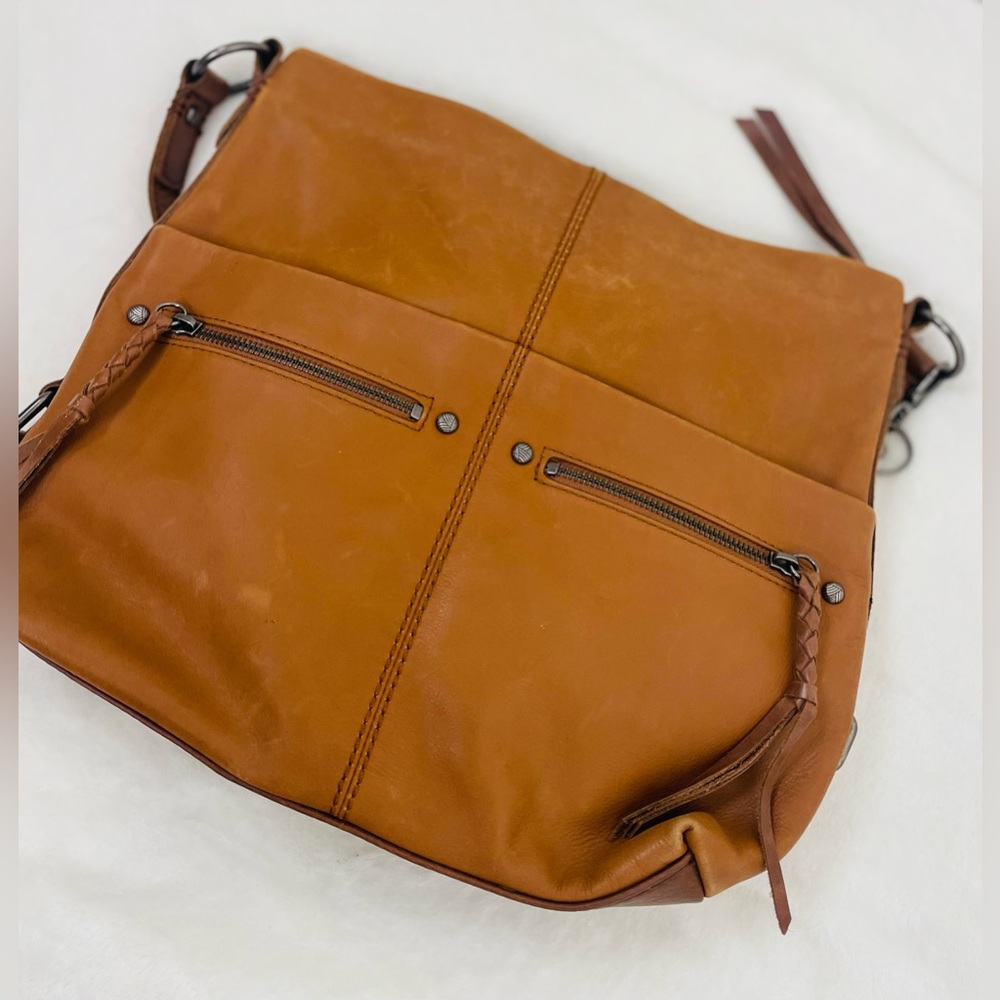 THE SAK Ashland Leather Bucket Shoulder Bag Purse